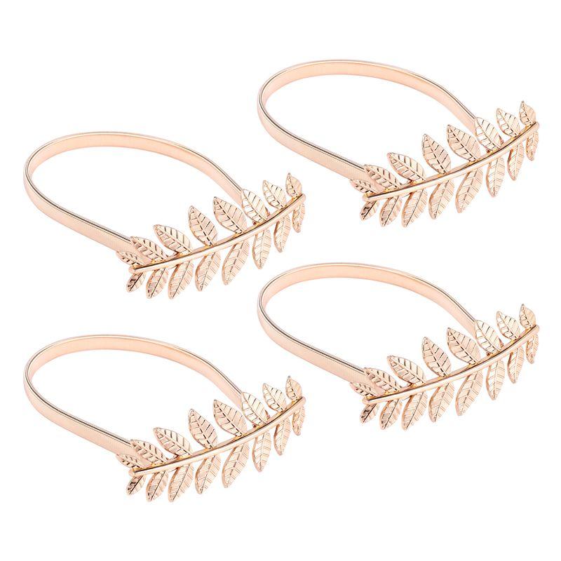 Good-Curtain Tiebacks, Decorative Modern Style Curtain Ties For Drapes With Metal Leaf Design, Adjustable Length