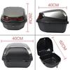 Motorcycle Rear Box Top Case Bike Rear Box Top Case Motorcycle Box Detachable Large