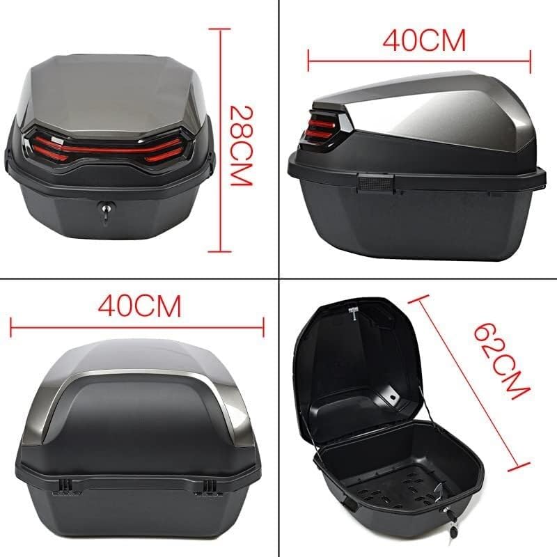 Motorcycle Rear Box Top Case Bike Rear Box Top Case Motorcycle Box Detachable Large