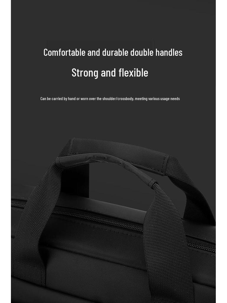 Men's Crossbody Bag 2025: Versatile Business Casual Shoulder Handbag with Large Capacity