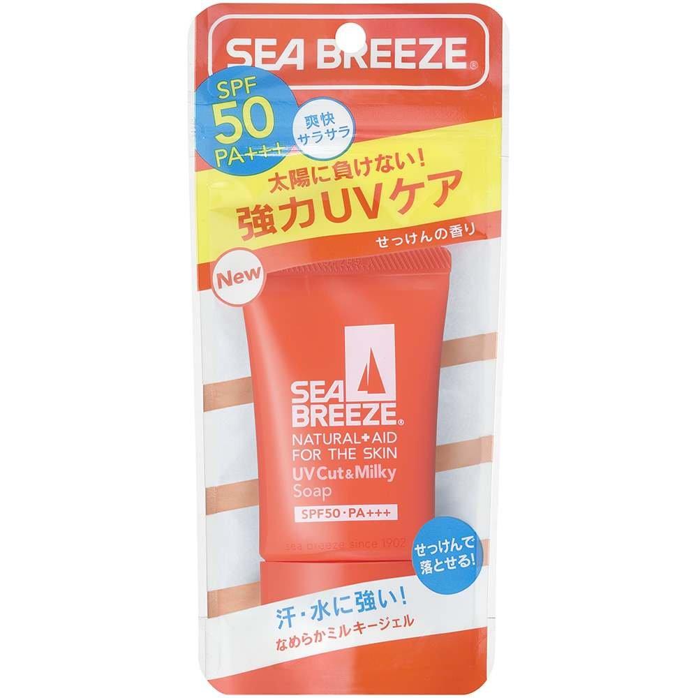 Sea Breeze UV Protection Milky Soap Scent 40g & SPF50/PA+++