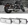 LED Reflector Reflector Square Trailer Side Marker Rear Marker Turn Signal Tail Lamp White Set of 2