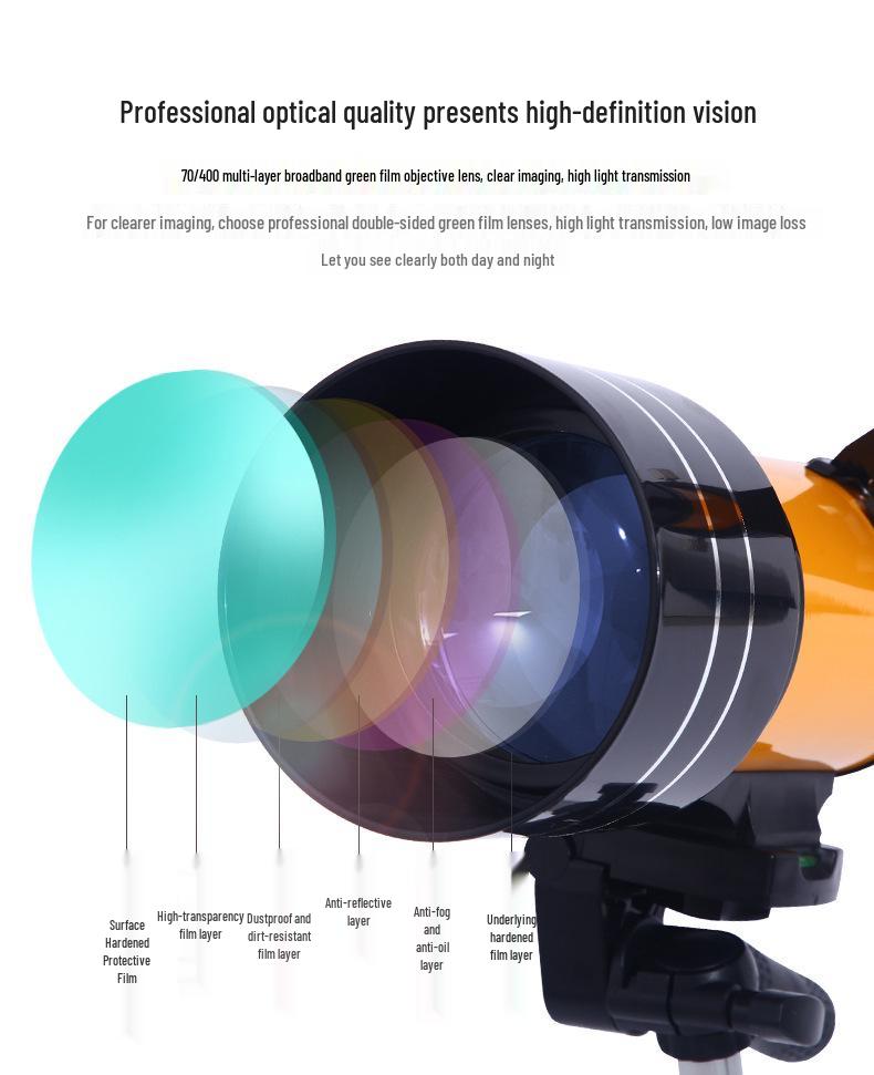 F30070 High-Definition Stargazing Telescope for All Ages – Perfect for Beginners and Adults Alike