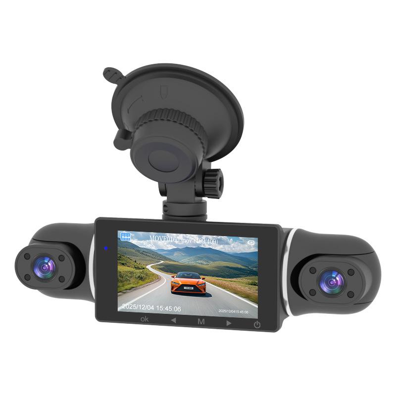 

Cross-HD 360° Quad-Lens Dashcam with Panoramic Parking Assist