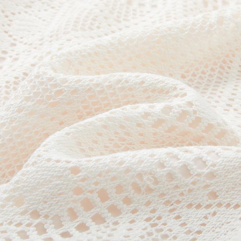 Demana Elegant Lyocell Cloud Cotton Lace Crochet Sleeveless Dress
