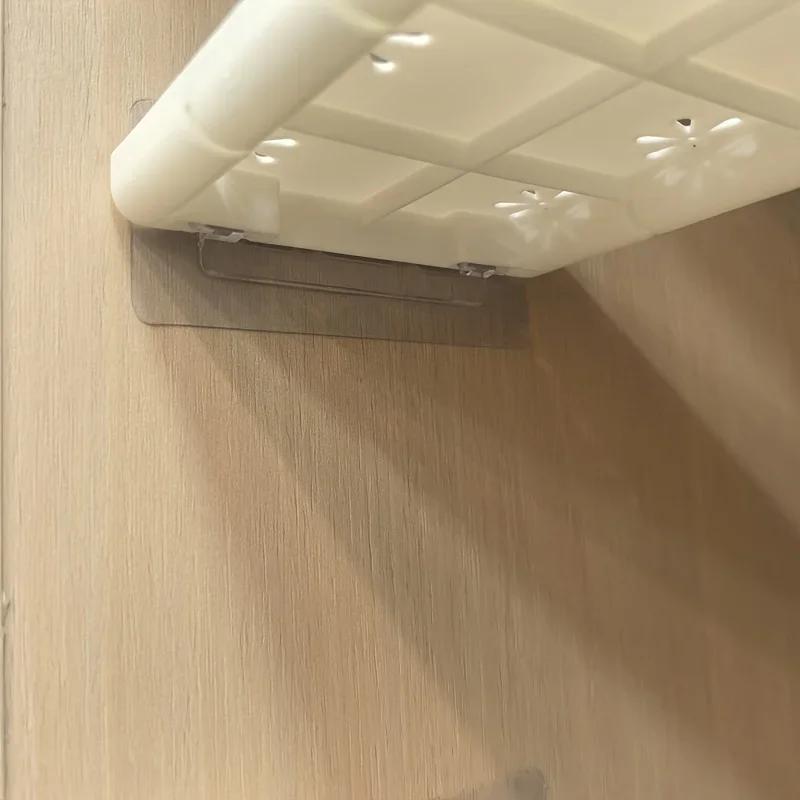 Multi Functional Non Perforated Storage Partition Suitable for Space Saving Storage Shelves in Cabinets, Kitchens, and Bathrooms