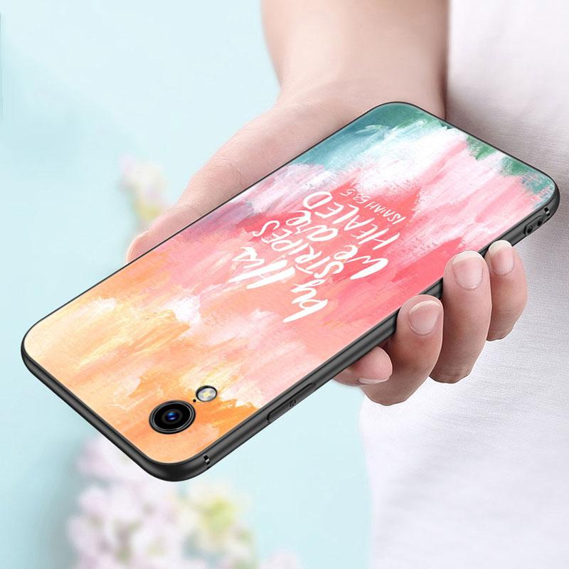 Bible Jesus Christ Christian Case For Apple iPhone 14 13 12 Mini 11 Pro Max 7 8 XR X XS 7 8 Plus SE 2020 2022 Black Cover