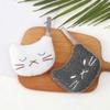 2Pieces Cats Theme Scouring Sponge Set Super Absorbent Scrubber Cleaning Tool For Home Kitchen Dishware Washing Use