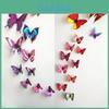 Papillon Réaliste 9cm Décoration d'Intérieur 3d Style Moderne Minimaliste Aimant de Réfrigérateur