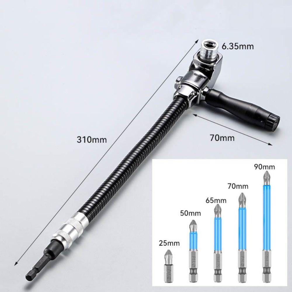 Alloy Steel Power Tool Parts Adjustable Bit Corner Durable Electric Screw Driver Driver Tools