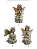 Vintage Flower Fairy Resin Garden Ornament - Angel Sculpture