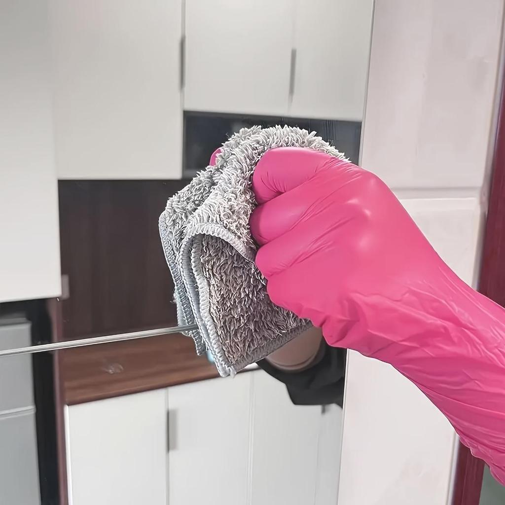 Nylonhandskar, Engångshandskar, Vattentäta, Städhandskar, Latexfria, Lämpliga för Inomhus- och Utomhusbruk, Diskning, Hemstädning, Handhållen Användning