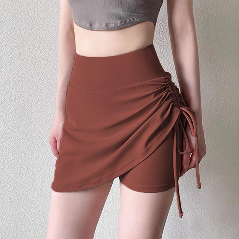 Shorts de Yoga de Cintura Alta para Mujer - Elevación de Glúteos, Fitness Deportivo, Estilo Transfronterizo