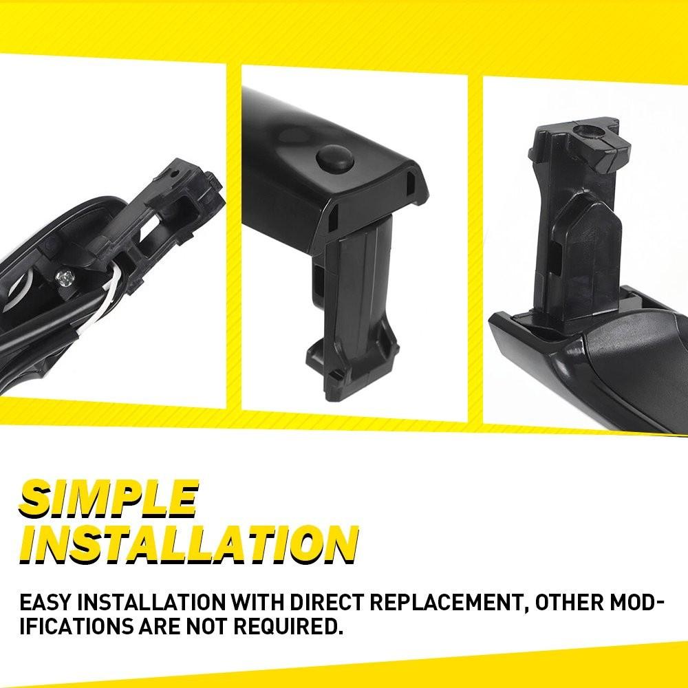Außentürgriff für Nissan Juke 2010-2019 Vorderseite Links Schwarzer Kunststoff