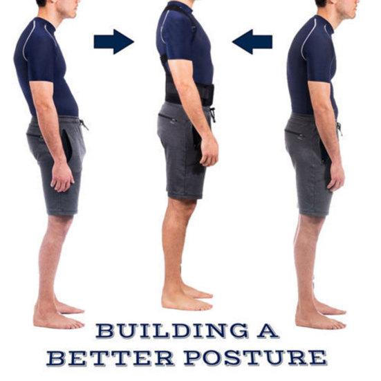 Magnetic Therapy Posture Corrector Body Back Pain Brace Shoulder Support Belt
