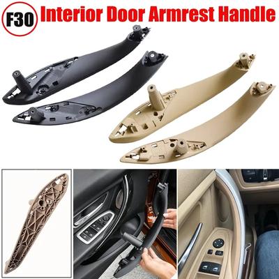 Black Front Left/Right Car Inner Door Handle Trim Pull Grab Panel Handle For BMW F30 F80 F31 F32 F34 F35 Interior Door Handles