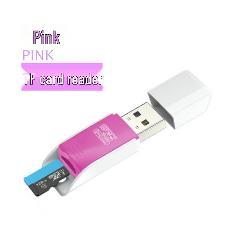 High-Speed Multi-Format Card Reader for SD, TF, MS, and Car-Mounted Cameras