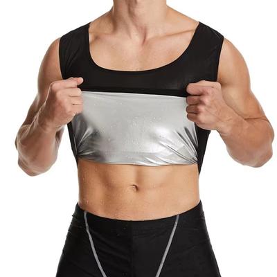 Gilet Sauna Brûleur de Graisse Transpiration Ajustement de Compression pour Homme Gilet de Transpiration Entraînement Sportif