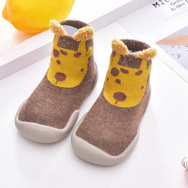 Soft Bottom Toddler Shoes - Cute Animal Pattern, Anti-Slip Socks for Boys & Girls