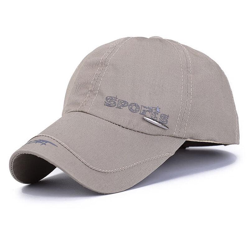 

Мужская летняя хлопковая бейсболка с логотипом-буквой