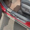 Auto Threshold Pedal Trim For Mazda CX30 CX-30 Car Accessories Door Sill Scuff Plate Protector Stickers 2021 2022 2023 2024 2025