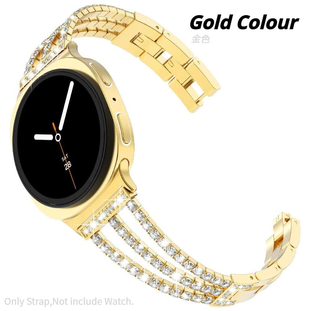 Diamantarmband für Samsung Galaxy Watch8/9 44mm 40mm Luxuriöses Metallarmband für Damen für Samsung Galaxy 8 Classic 46mm Correa