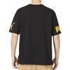 Puma Logo Letter Print Round Neck Pullover American Vintage Short Sleeve T-Shirt Men T-Shirts Black 676675-01