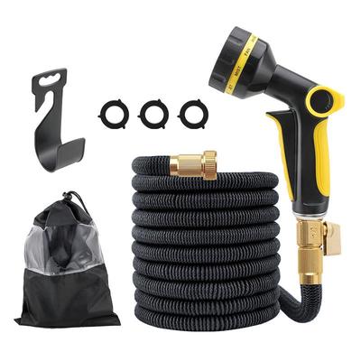 Midsummer 2200D TPE Retractable Magic Hose for Car Wash and Garden Watering with Spray Gun