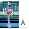 Crystal Car Pendant, Crystal Princess Jewelry, Car Rearview Mirror Pendant, Car Interior Accessories