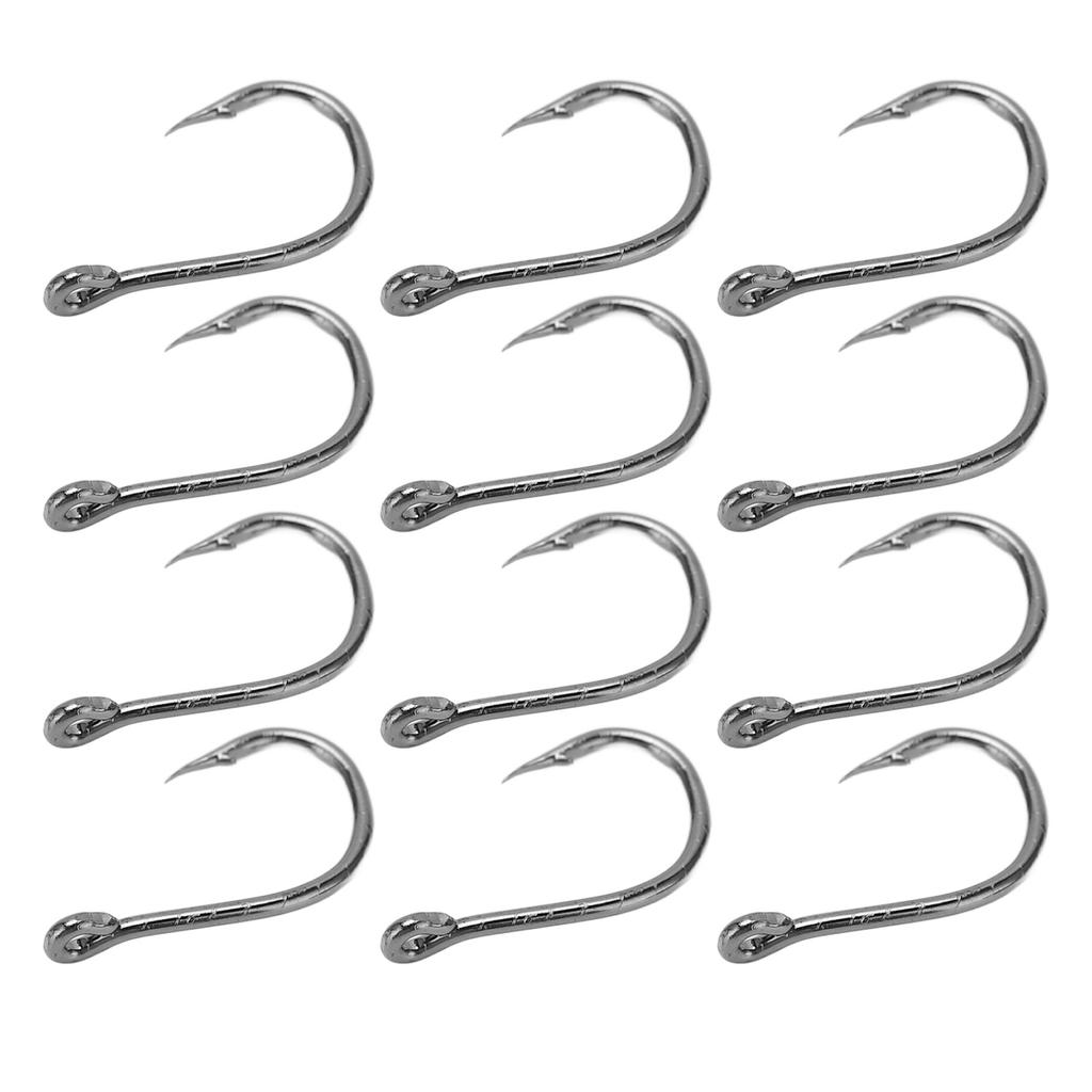50 Bucăți Cârlig de Pescuit pentru Iseama Oțel Carbon Înalt Cârlig de Pescuit Tip Ghimpat pentru Activitate în Aer Liber Tip 7#