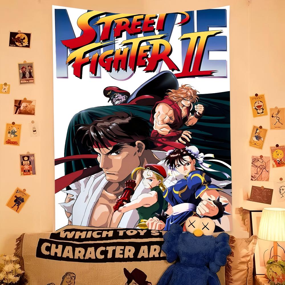 Game SStreet Fighter Photography Backdrop Self Portrait Pet Baby Newborn Birthday Background Photo Studio