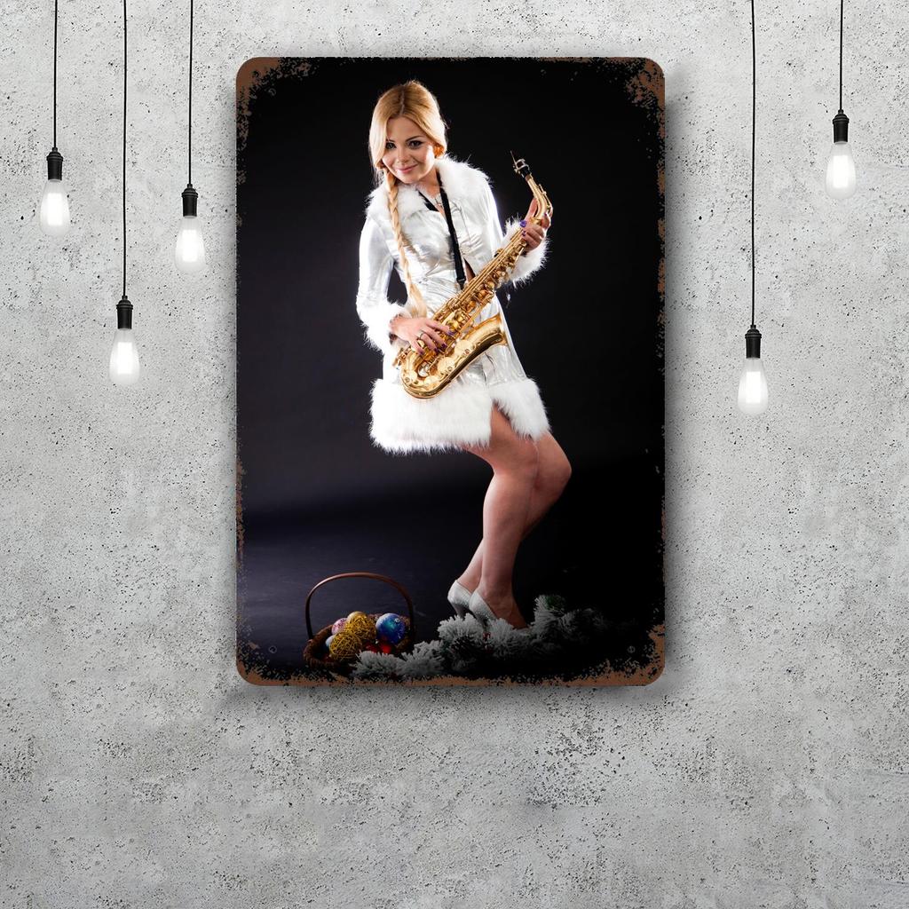 Candy Dulfer Metal Signs Wall Decor Vintage Tin Signs Captain Metal Poster Decor for Bar Pub Club Wall Decoration
