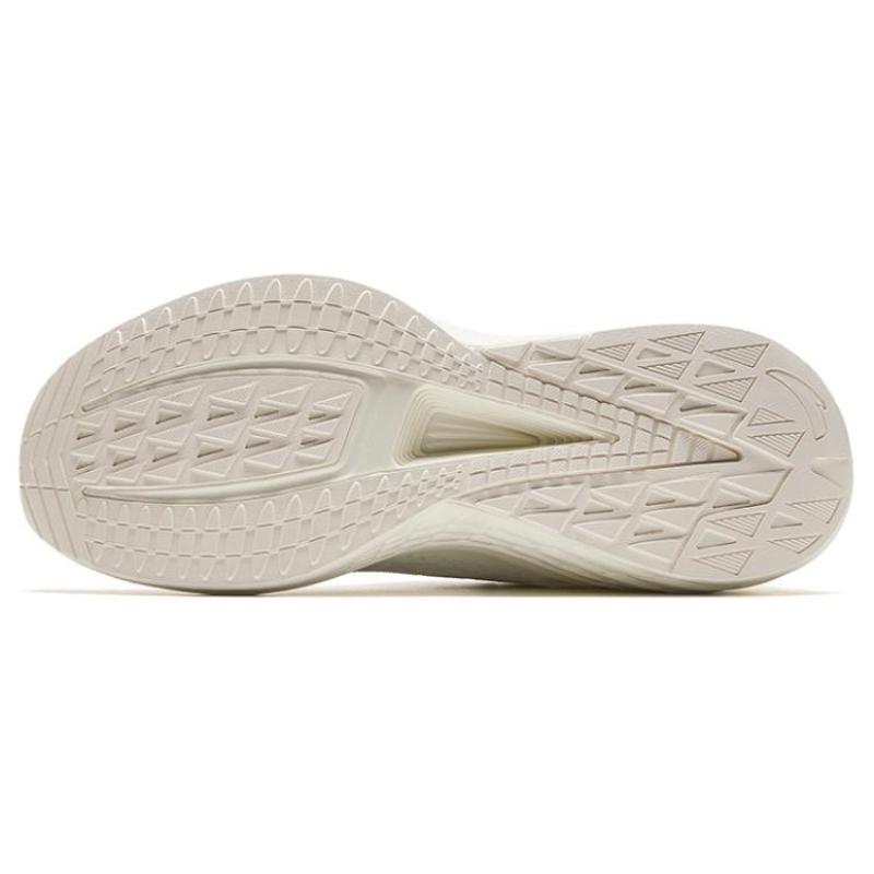 Anta Cushioning Anti Slip Wear Resistant Breathable Lightweight Rebound Low Top Running Shoes Men's White Gray Sneakers 912425502-1