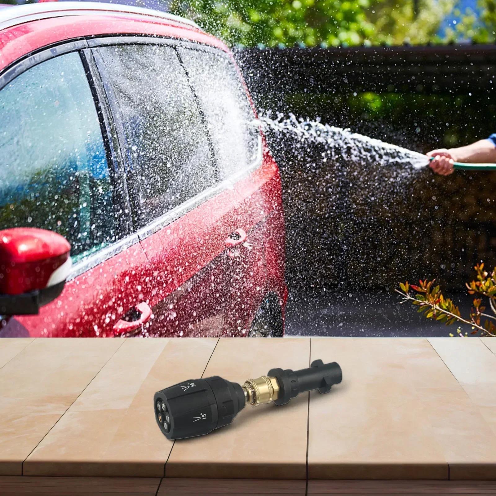 

Pressure Washer Accessory Kit Includes 5 In 1 Spray Nozzles And Adapter Compatible With Select For Karcher Units China Mainland