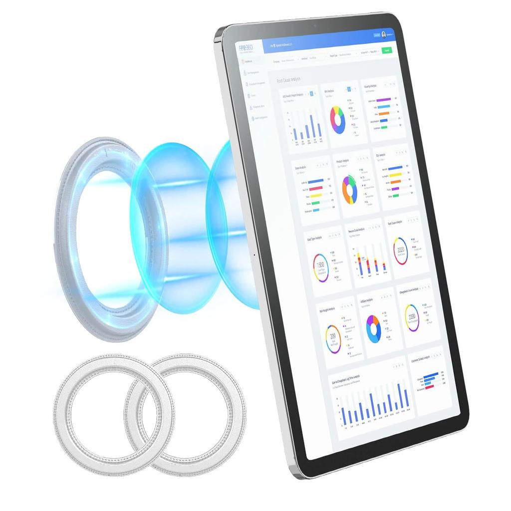 Magnetische Tablet-Wandhalterung, iPad-Halterung, Halterungsmagnet für iPad, SnapHold-Magnetaufkleber für Zuhause, Büro, Kühlschrank