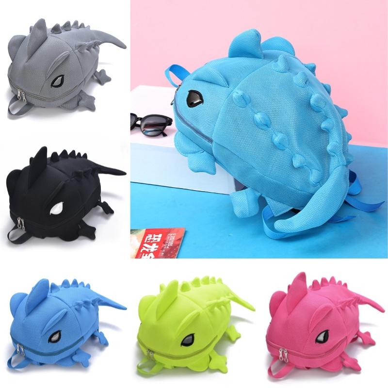 Colorful Chameleon School Backpack For Kids
