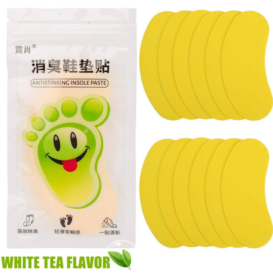 

Shoe Enhance Fragrance Deodorizing Sticker Strong Adhesive Foot Deodorant Paste Feet Reduce Odor Patch Deodorization Stickers 12pcs