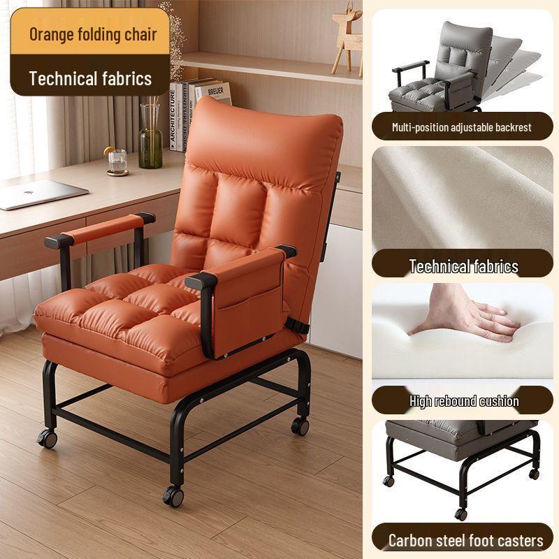 Foldable Reclining Sofa Chair for Dorm or Bedroom