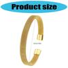 Edelstahl C-förmiges Netz Offenes Armreif Armband Modeschmuck Geschenk Unisex C-förmiger Armreif für Damen Herren