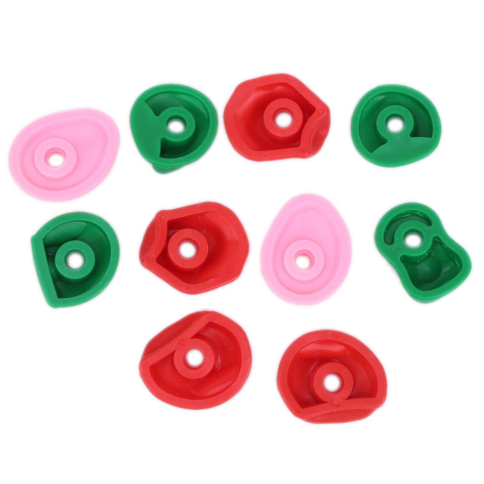 10pcs Climbing Holds MultiColored Large Rock Climbing Holds Outdoor Large Rock Wall Grips(S )