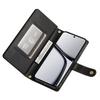 DF-011 For Realme C65 4G Case Zipper Pocket Wallet Leather Phone Cover with Straps