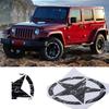 19,7 tum Bilkarossdekal Svart Stjärndekoration för Jeep F150 Wrangler Rubicon JK CJ TJ YJ