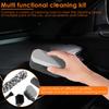 7Pcs Car Wheel Cleaning Kit Multiple Clean Tool with Storage Bag Soft Rim Brush Microfibre Flat Wheel Brush Sponge Detail Wiping
