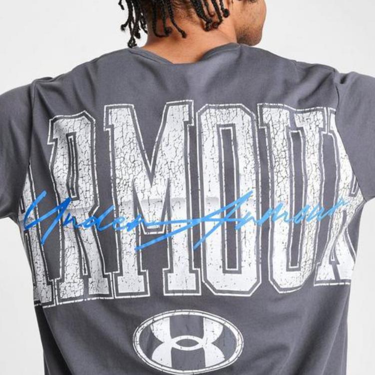 Men's T-Shirt Under Armour T Shirt Men's Gray