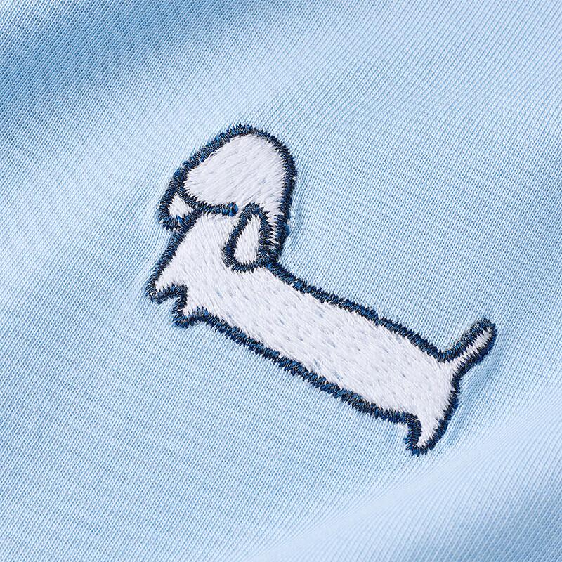 Chuyu Sorona Cool-Touch Dog Embroidery T-Shirt