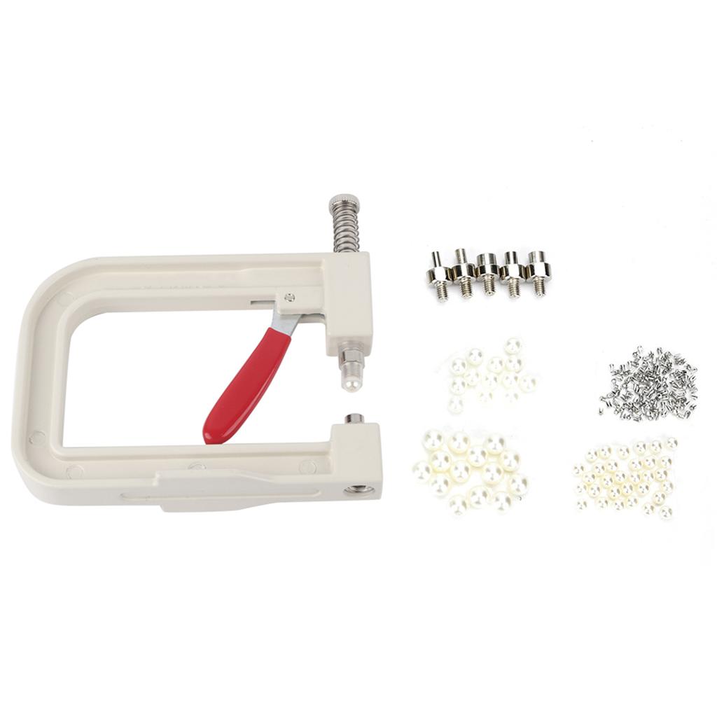 Manual Nailed Bead Machine DIY Repair Knit Tools Set for DIY Clothing Jewelry