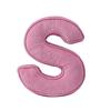 Alphabet 26 Lamb Fleece Letter Plush Toy Pillow Soft Nap Soothing Cushion For Toddlers Babies Nursery Photo Prop Birthday Gift