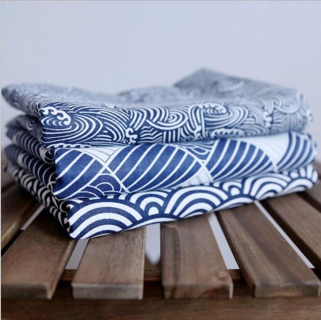 SAWAN Japanese Traditional Japanese Japanese Pattern Checkered Tablecloth, Style, Pattern, 140x180cm,