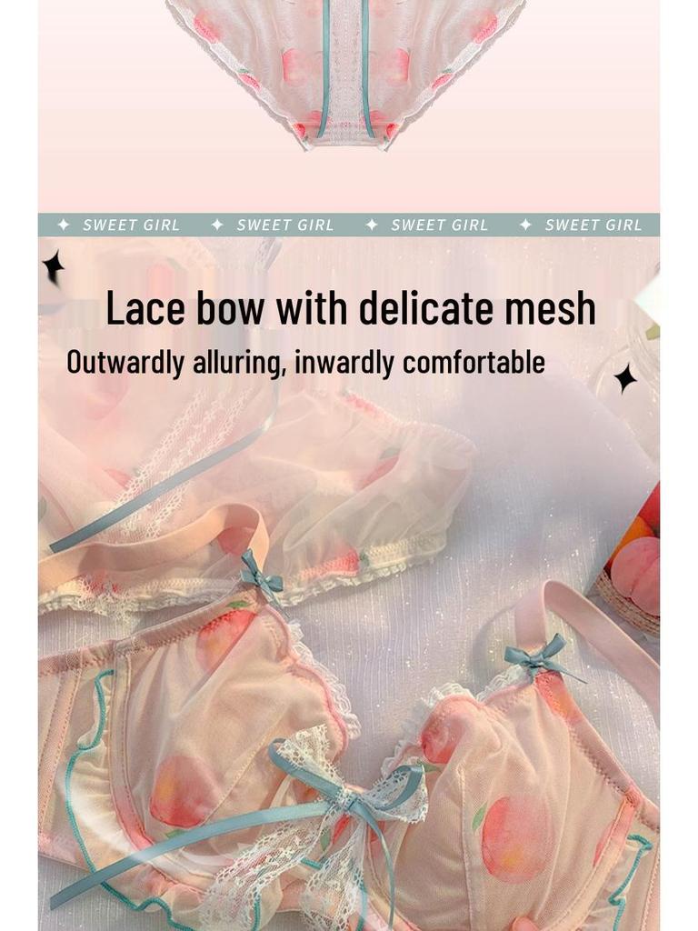 Sweet & Sultry: Japanese Style Ultra-Thin Rabbit Ears Bra – Summer Women's Underwear for a Subtle Look