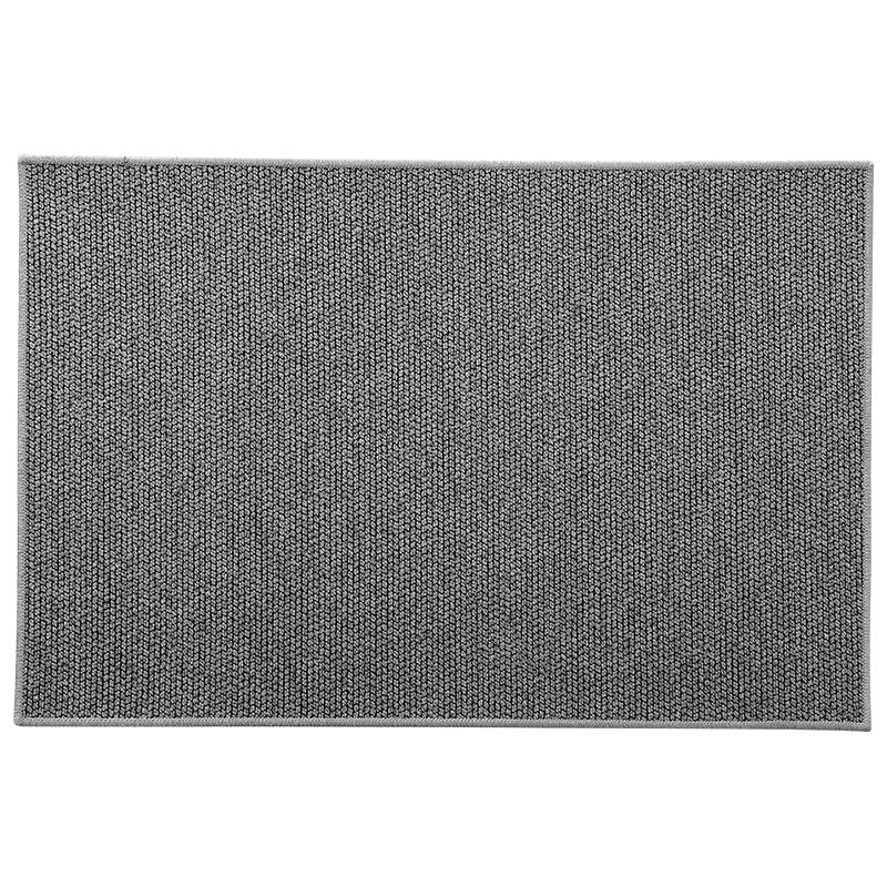 Минималистичный нескользящий коврик для прихожей DeXi 60x90cm серый